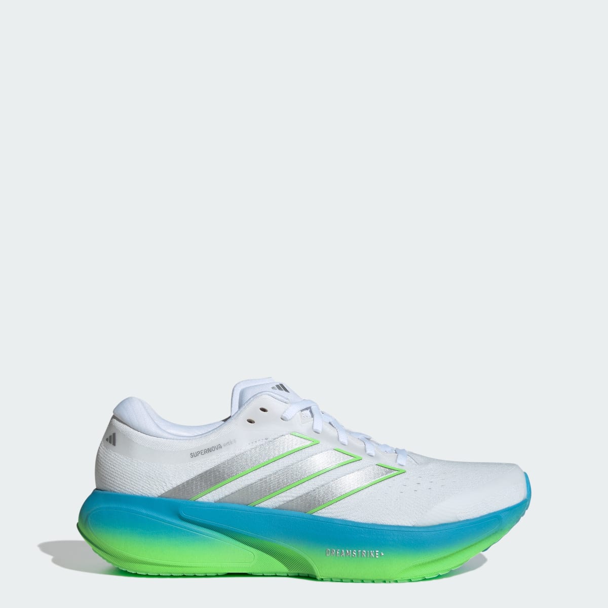 Tenis de running para hombre color blanco y plateado - vista 1