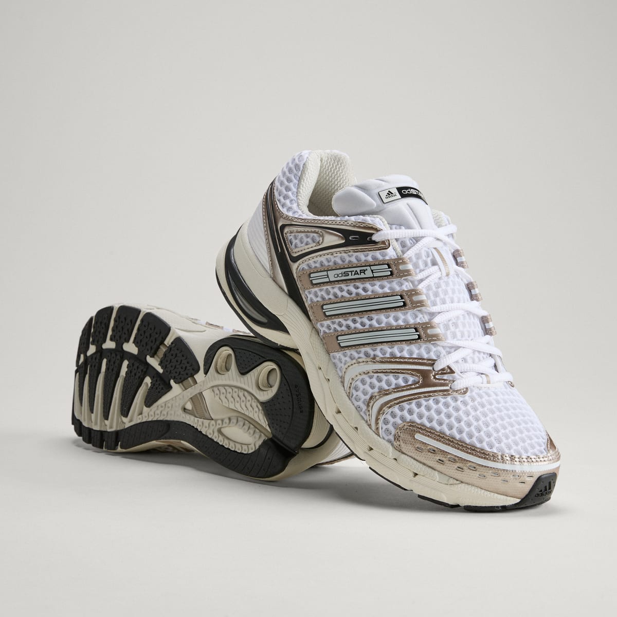 Tenis casuales unisex color blanco y gris - vista 1