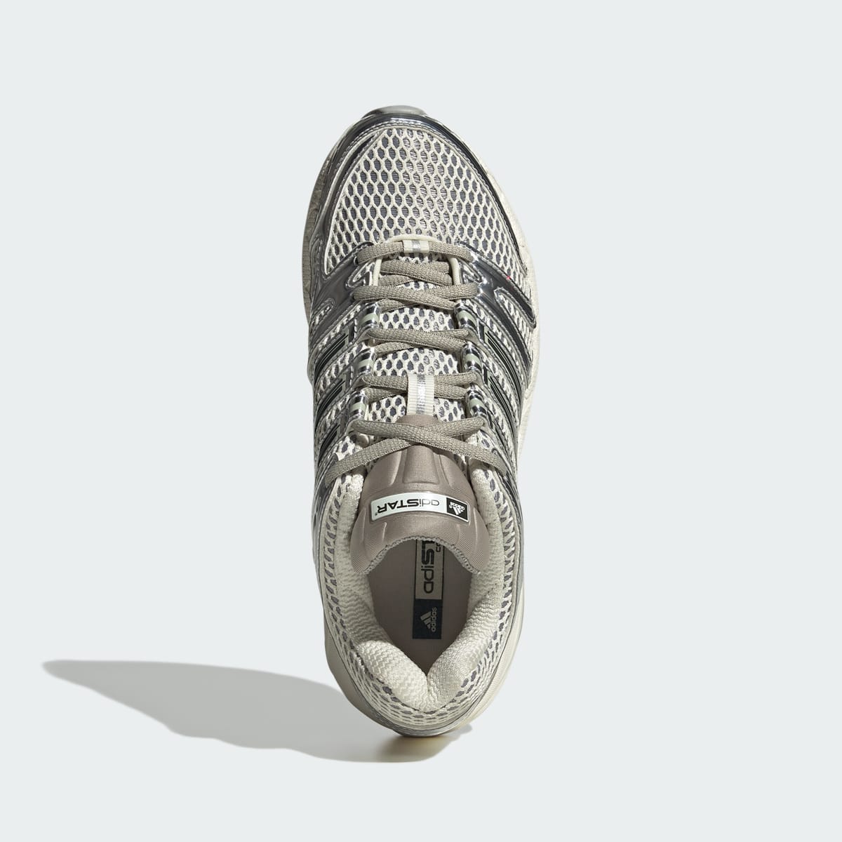 Tenis casuales para mujer color blanco y plateado - vista 3