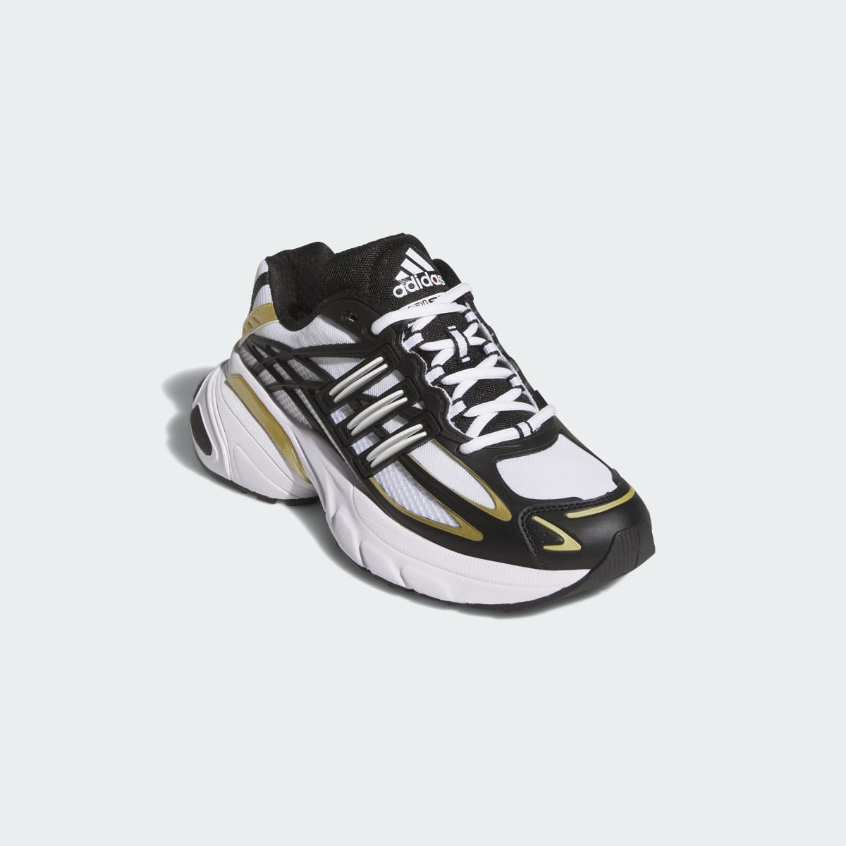 Tenis casuales para mujer color negro y dorado - vista 5