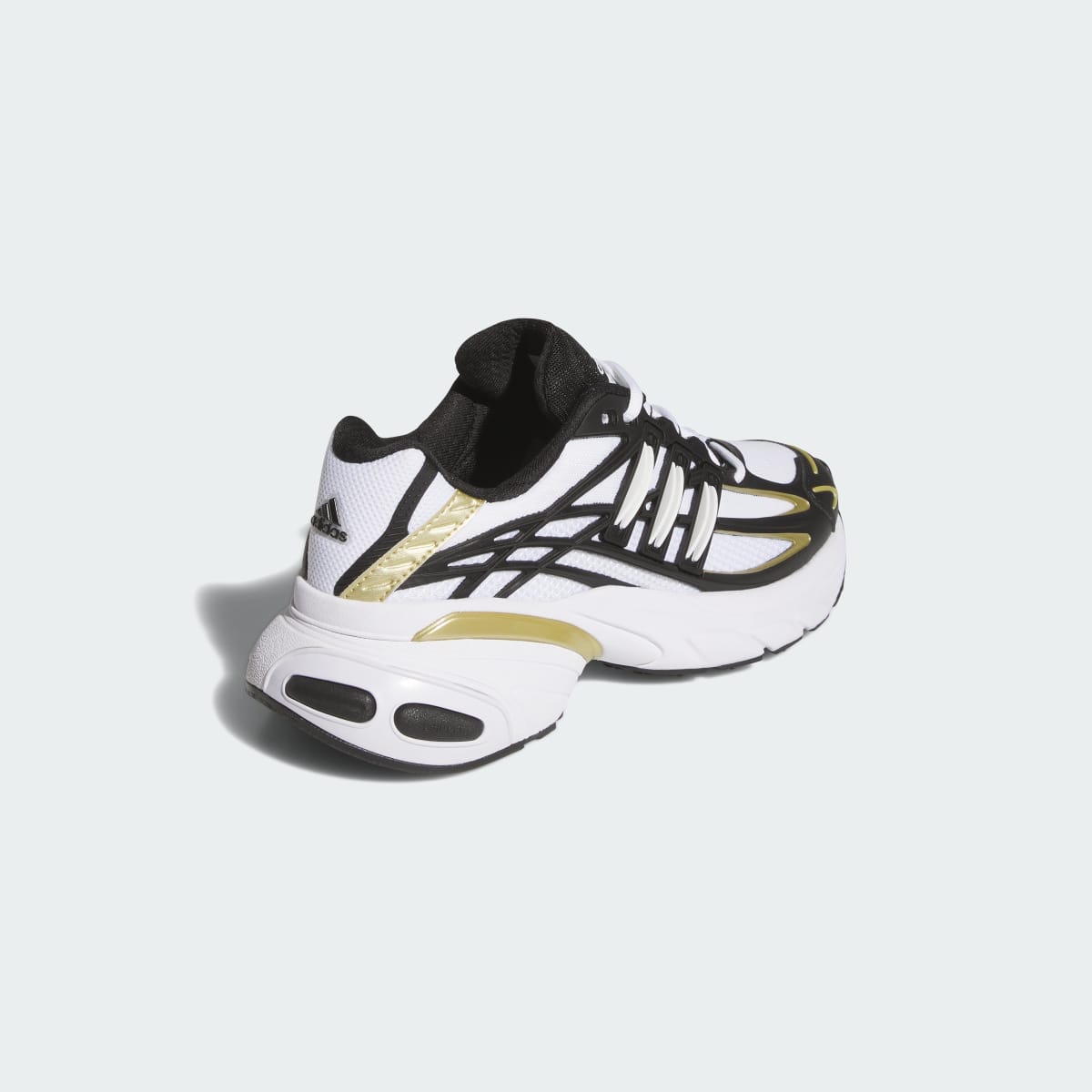Tenis casuales para mujer color negro y dorado - vista 6