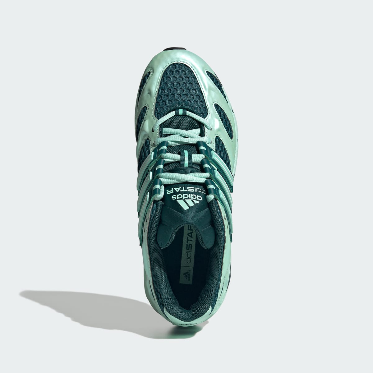 Tenis casuales para mujer color verde y blanco - vista 3