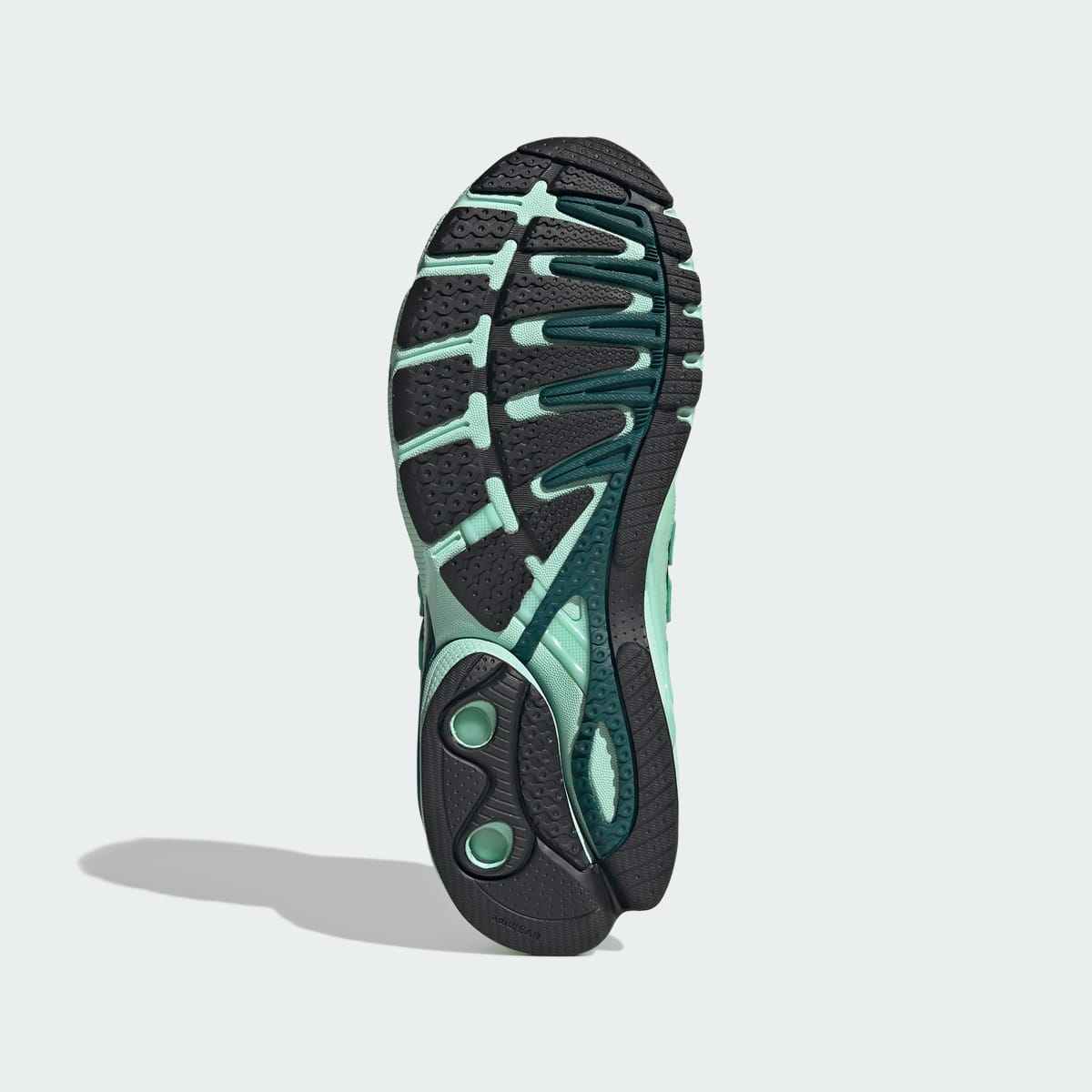 Tenis casuales para mujer color verde y blanco - vista 4