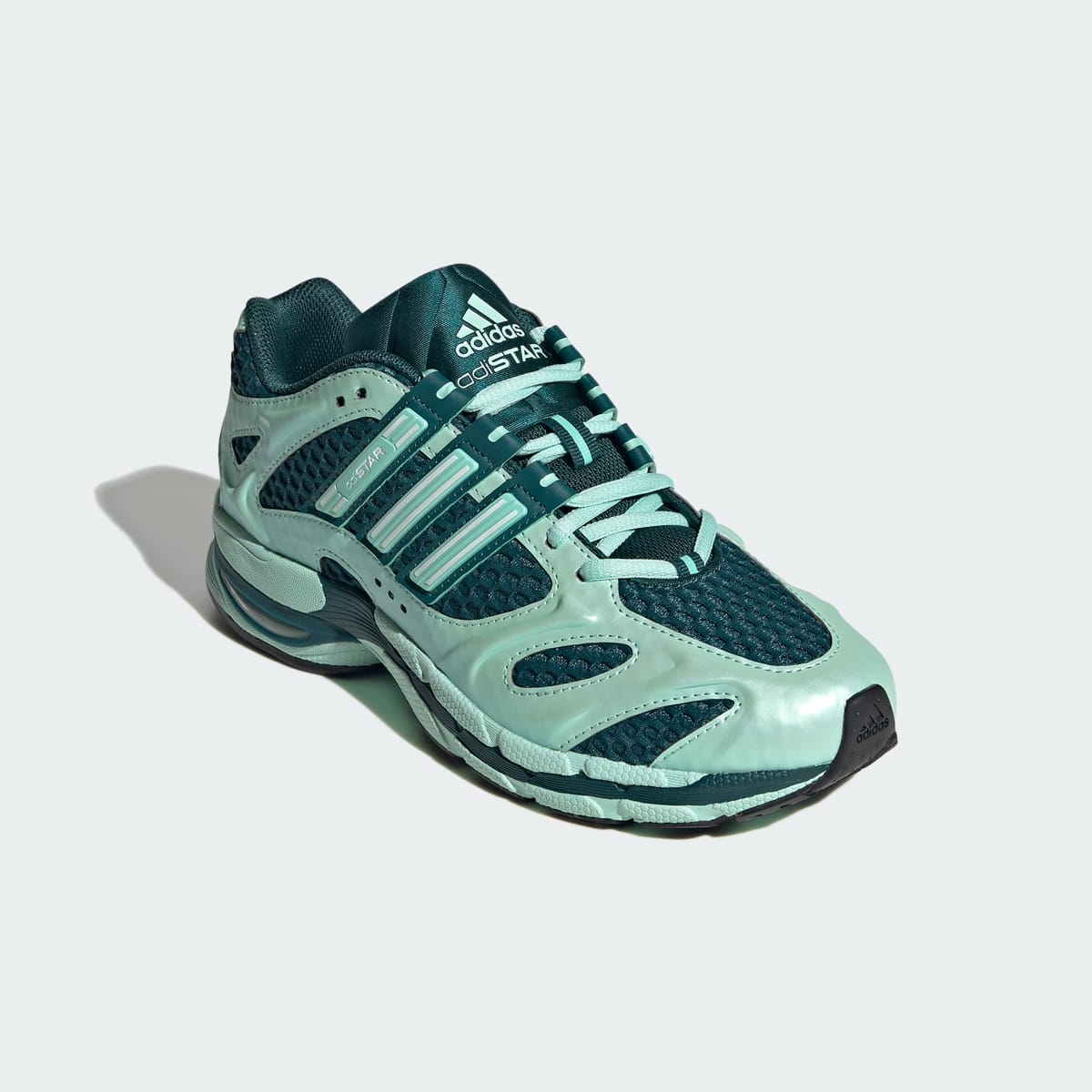 Tenis casuales para mujer color verde y blanco - vista 5