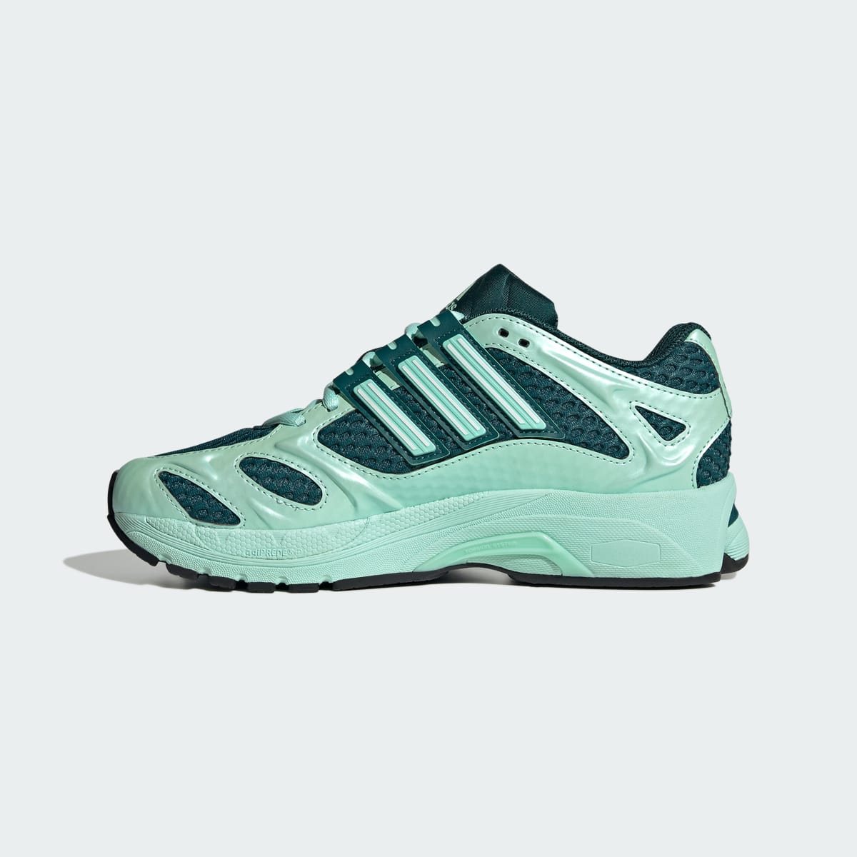 Tenis casuales para mujer color verde y blanco - vista 7