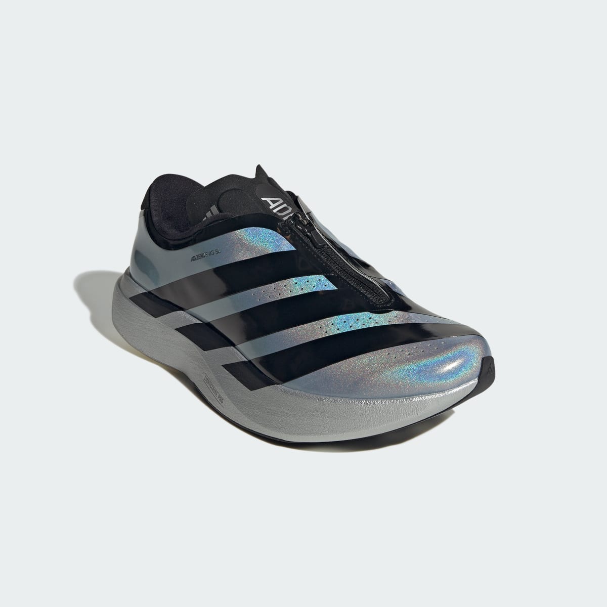 Tenis casuales para hombre color plateado y negro - vista 5