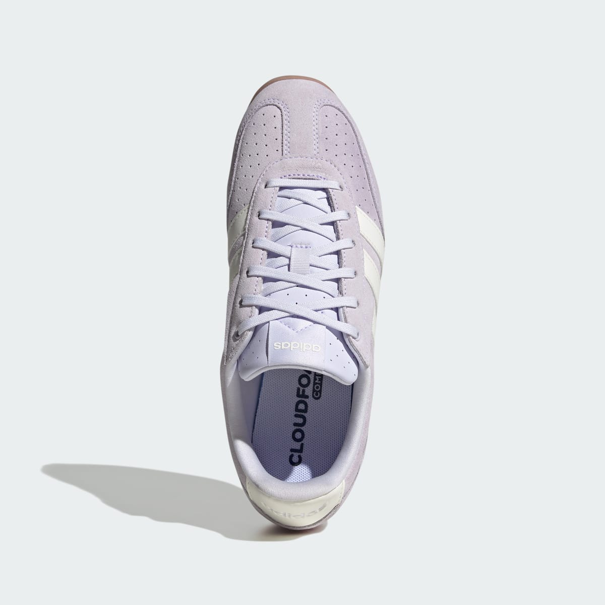 Tenis casuales para mujer color morado y blanco - vista 3