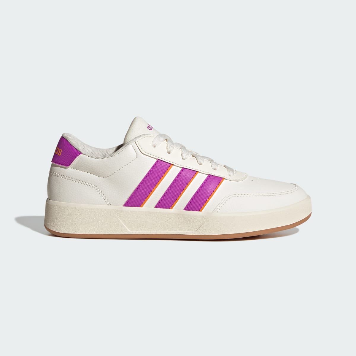 Tenis casuales para mujer color blanco y morado - vista 2