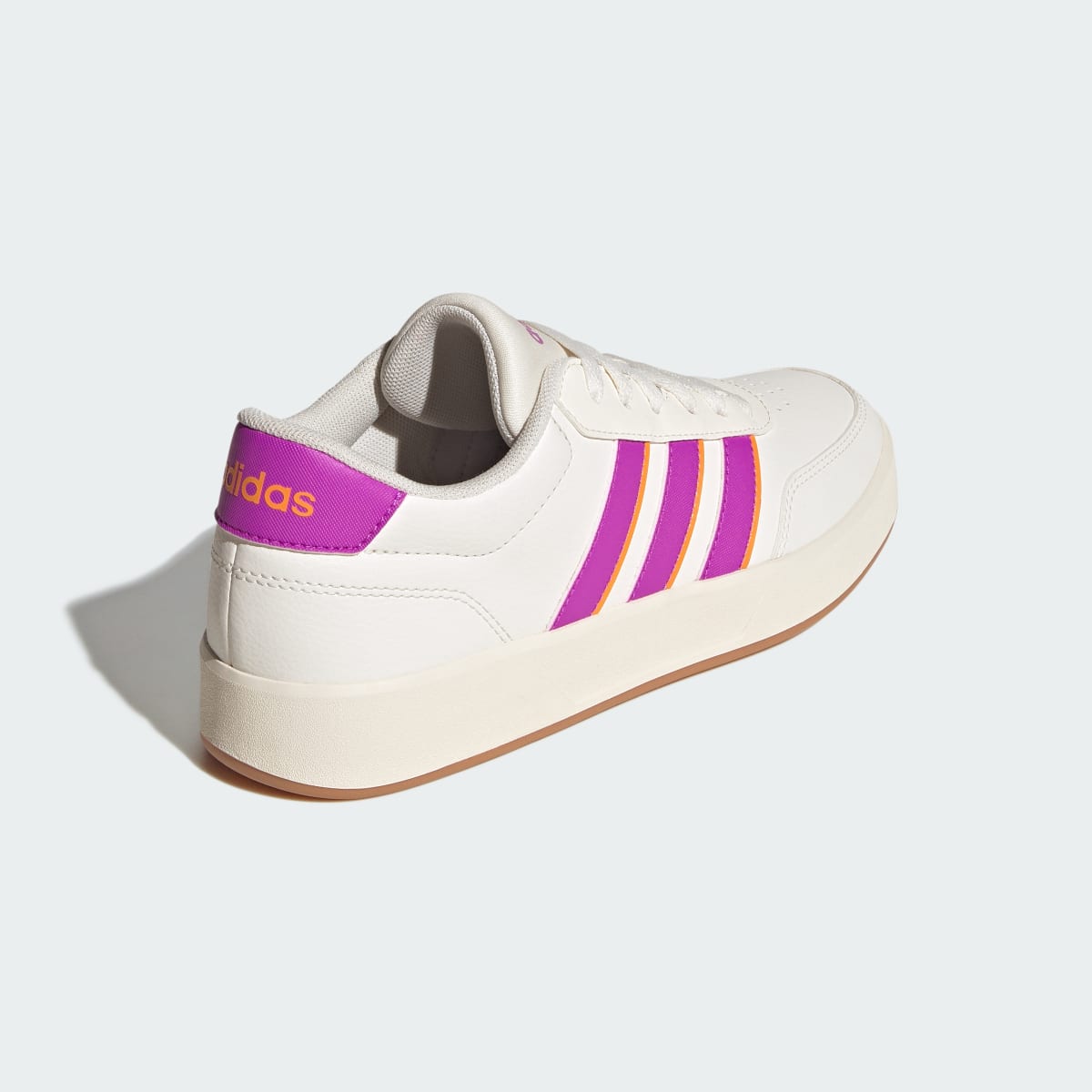 Tenis casuales para mujer color blanco y morado - vista 6