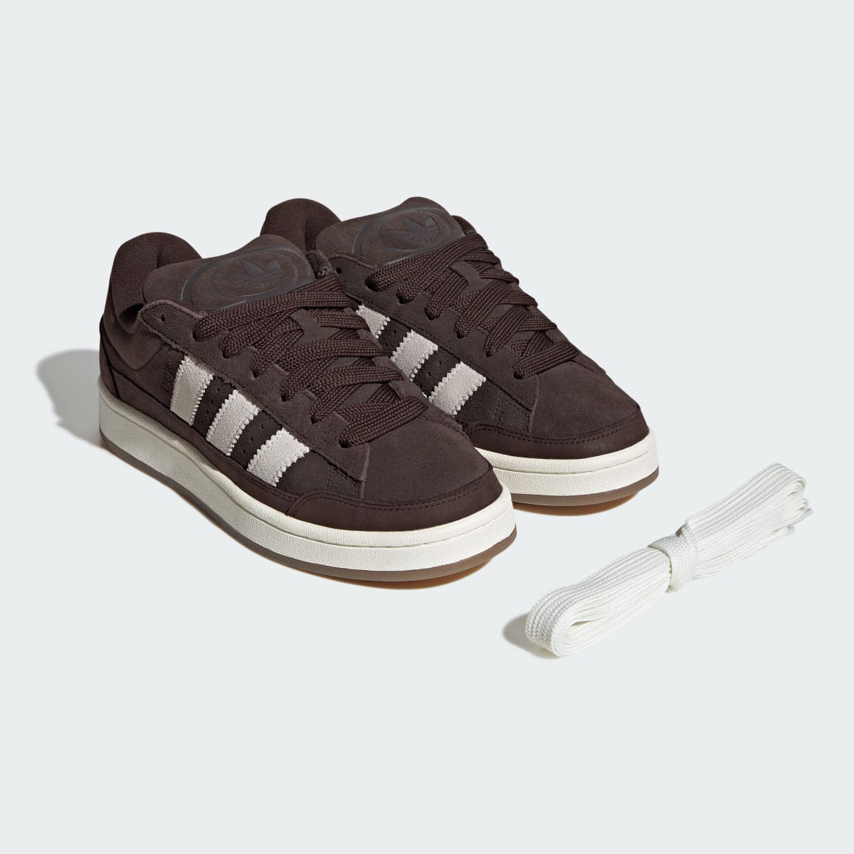 Tenis casuales unisex color café y blanco - vista 8