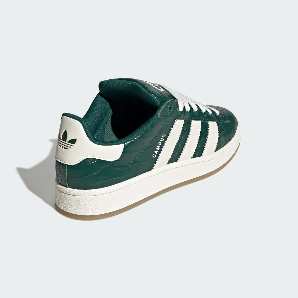 Tenis casuales para hombre color verde y blanco - vista 6