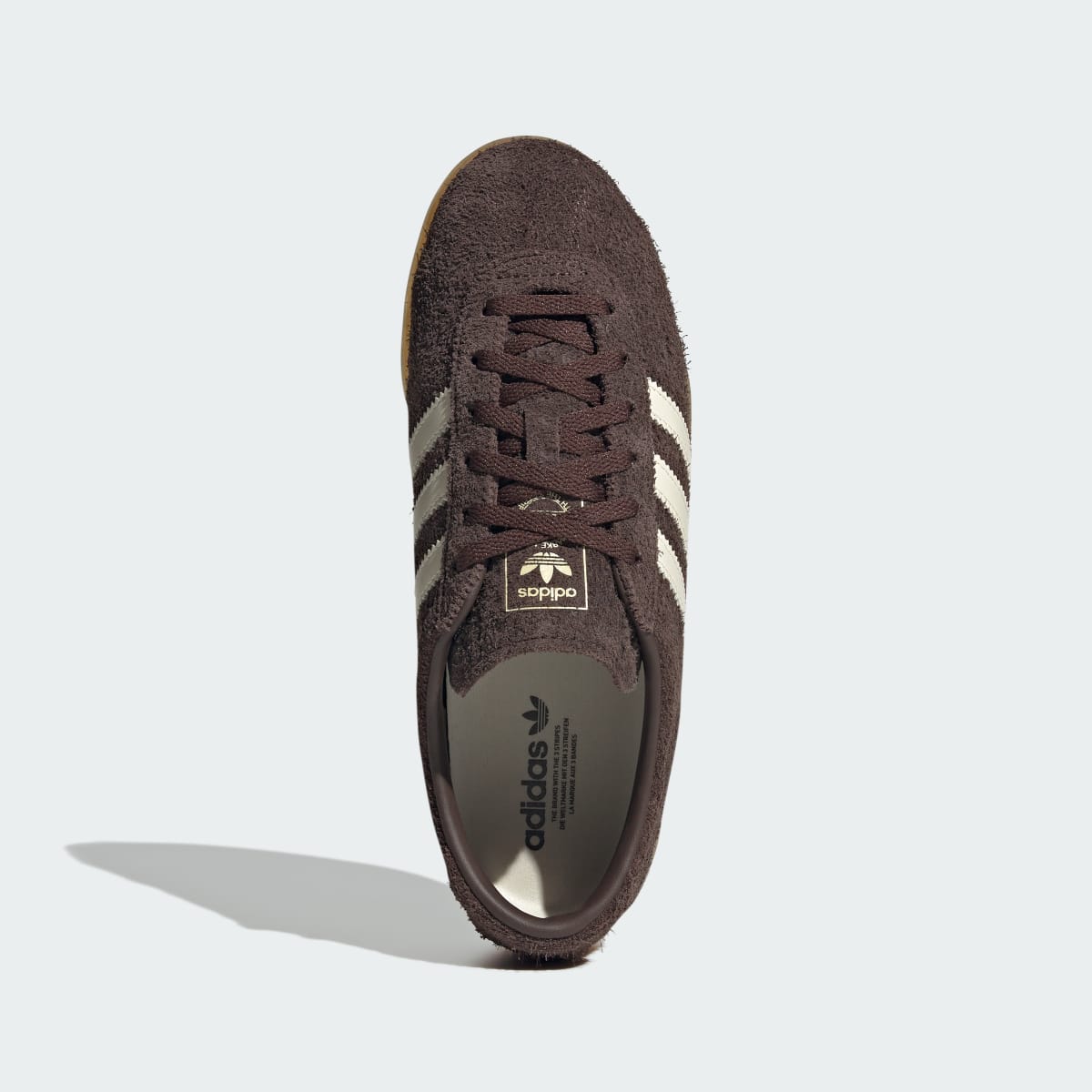 Tenis casuales para mujer color café y blanco - vista 3