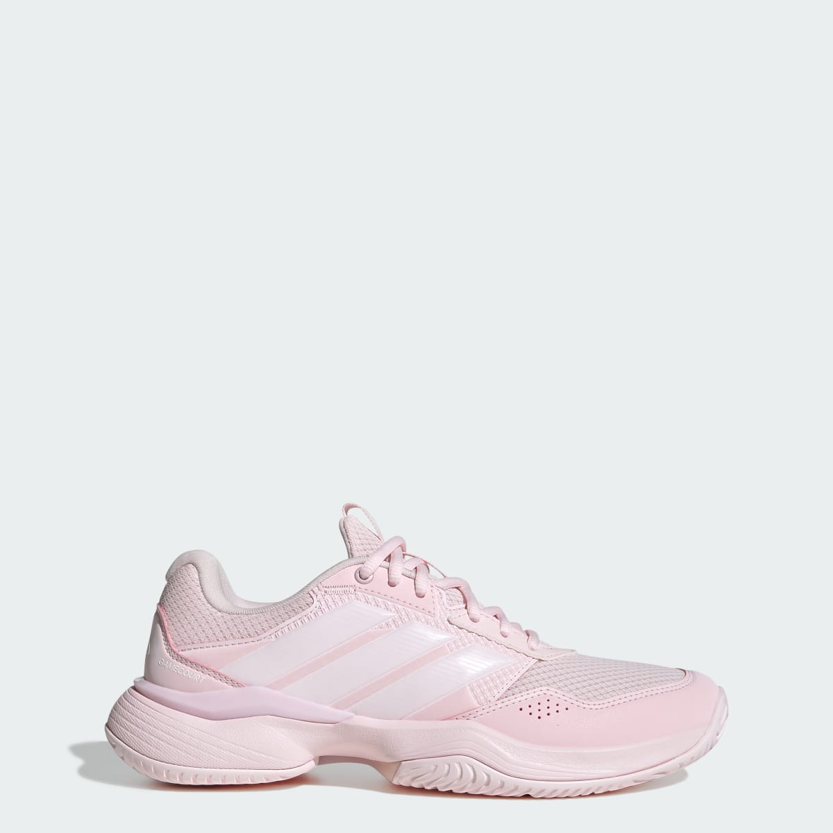 Tenis casuales para mujer color rosa y blanco - vista 1