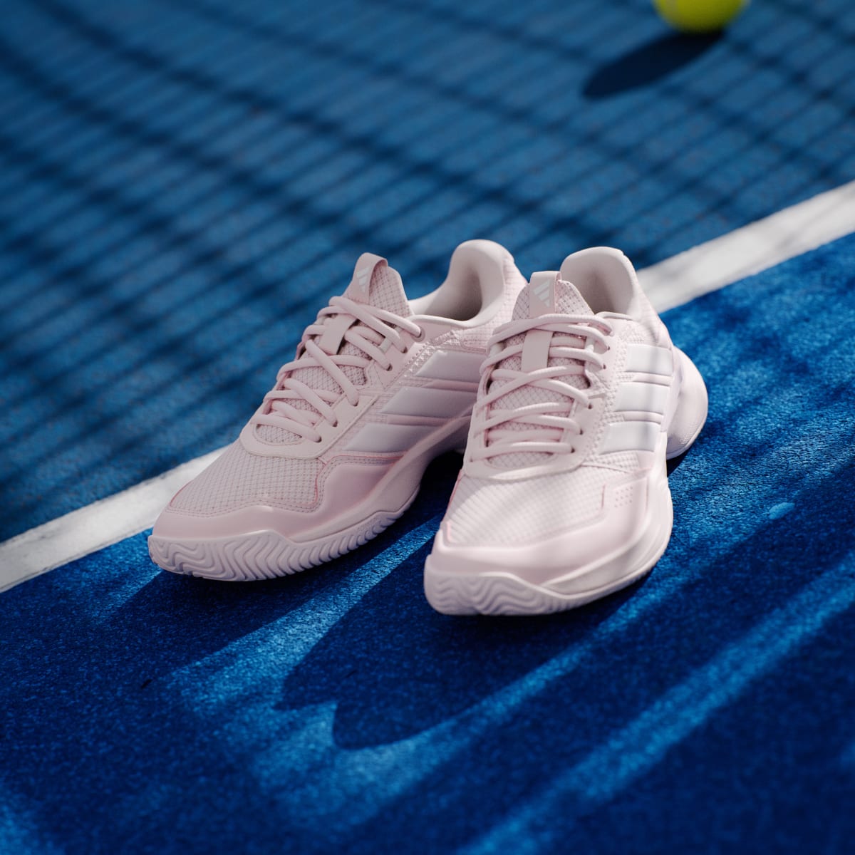 Tenis casuales para mujer color rosa y blanco - vista 4