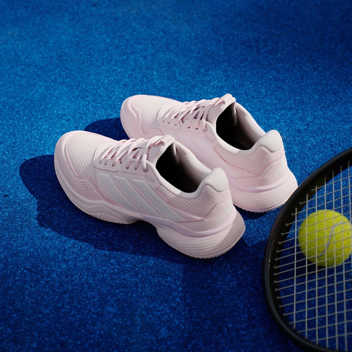 Tenis casuales para mujer color rosa y blanco - vista 5