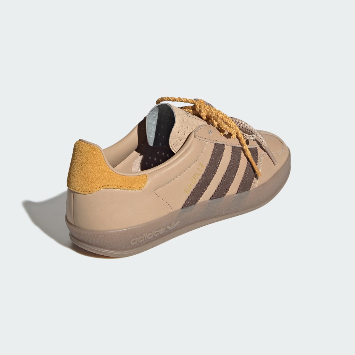 Tenis casuales para mujer color beige y café - vista 7