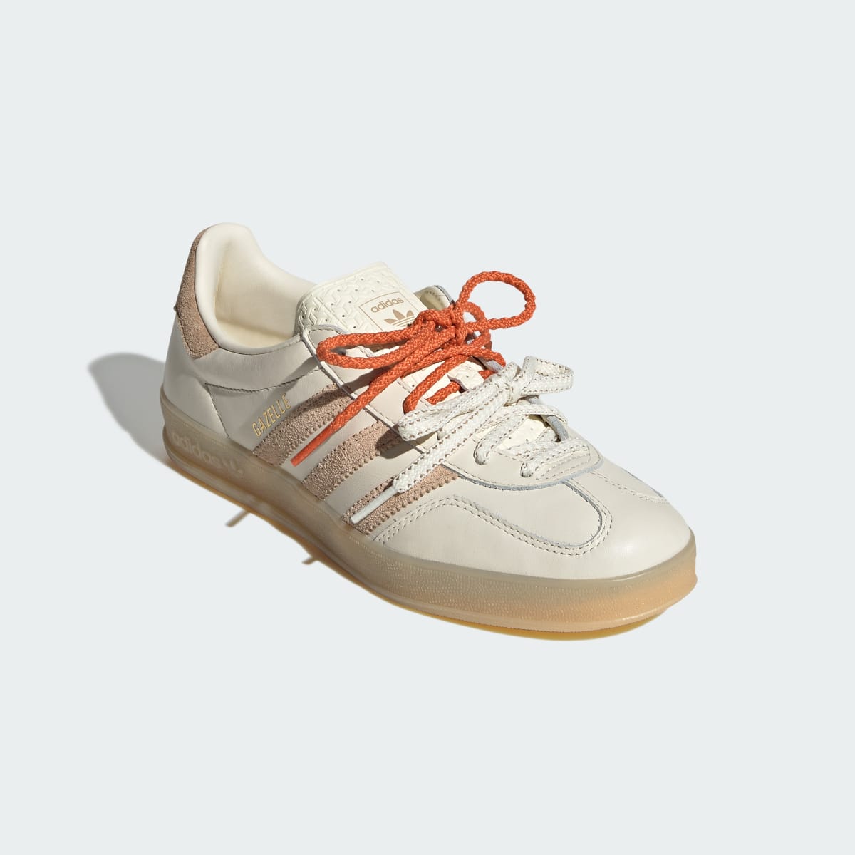 Tenis casuales para mujer color blanco y beige - vista 6