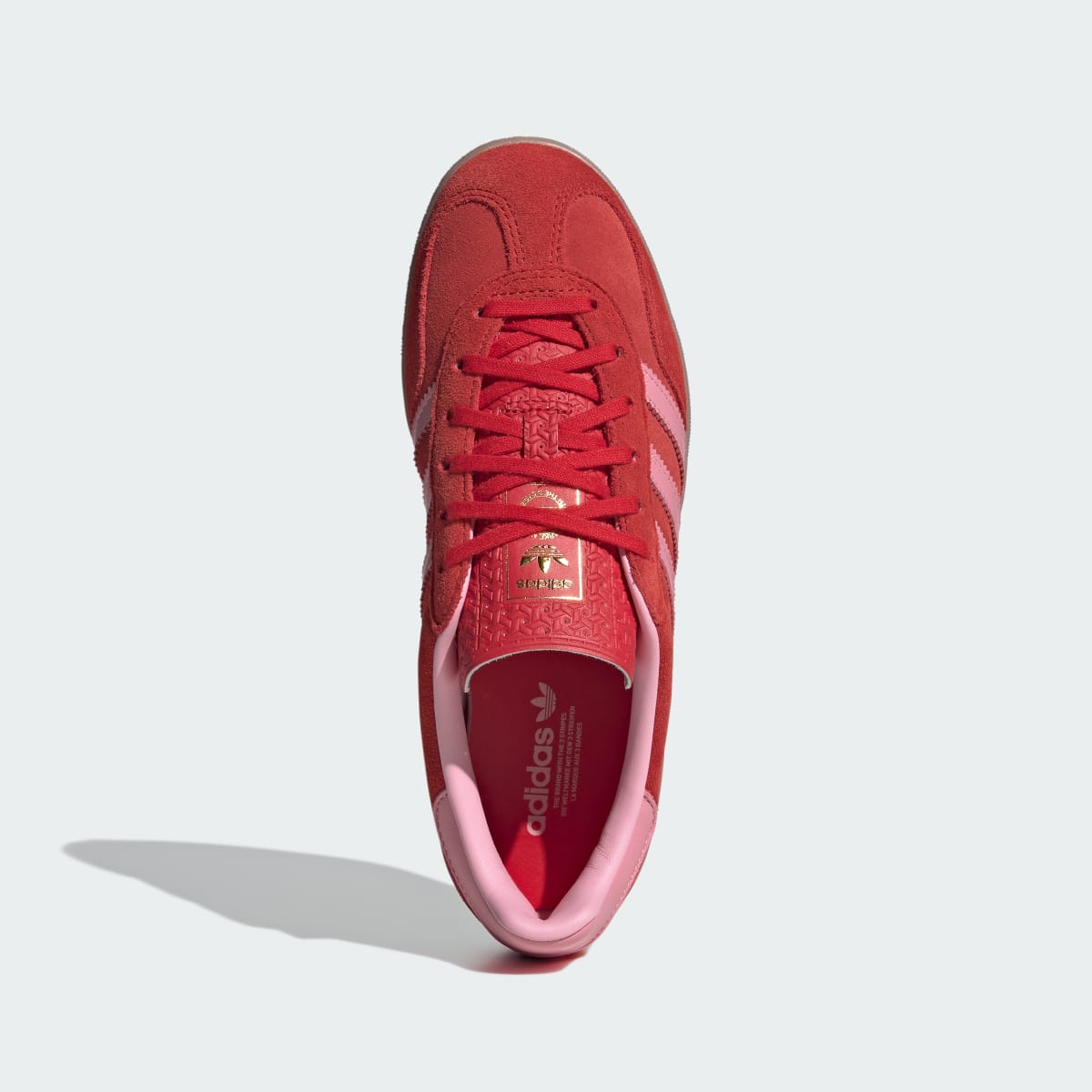 Tenis casuales para mujer color rojo y rosa - vista 3