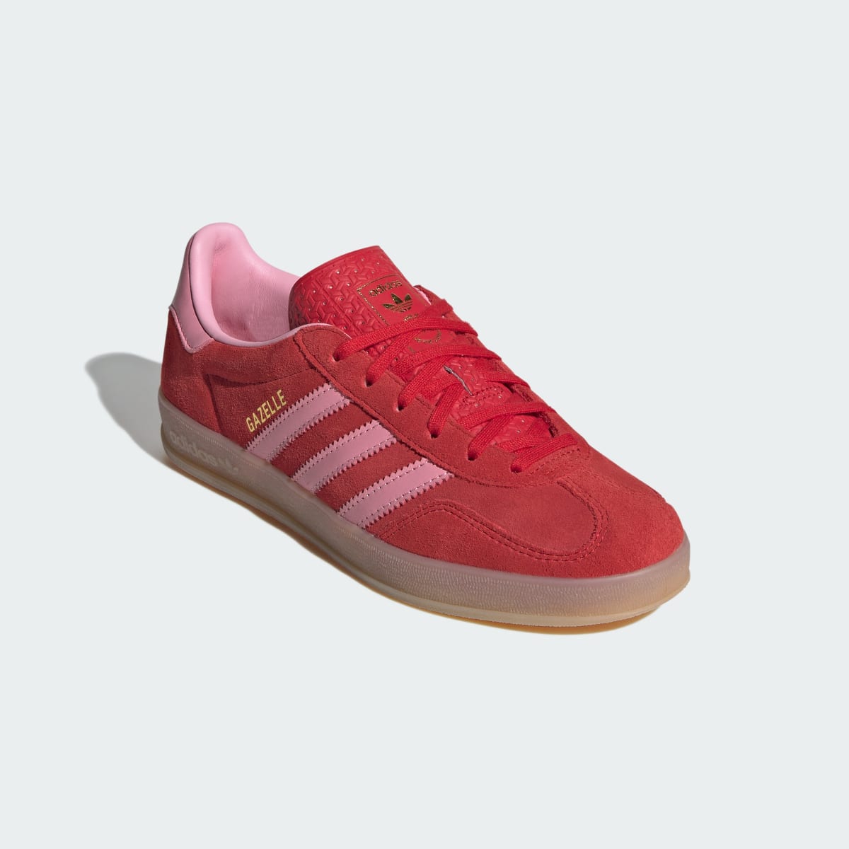 Tenis casuales para mujer color rojo y rosa - vista 5