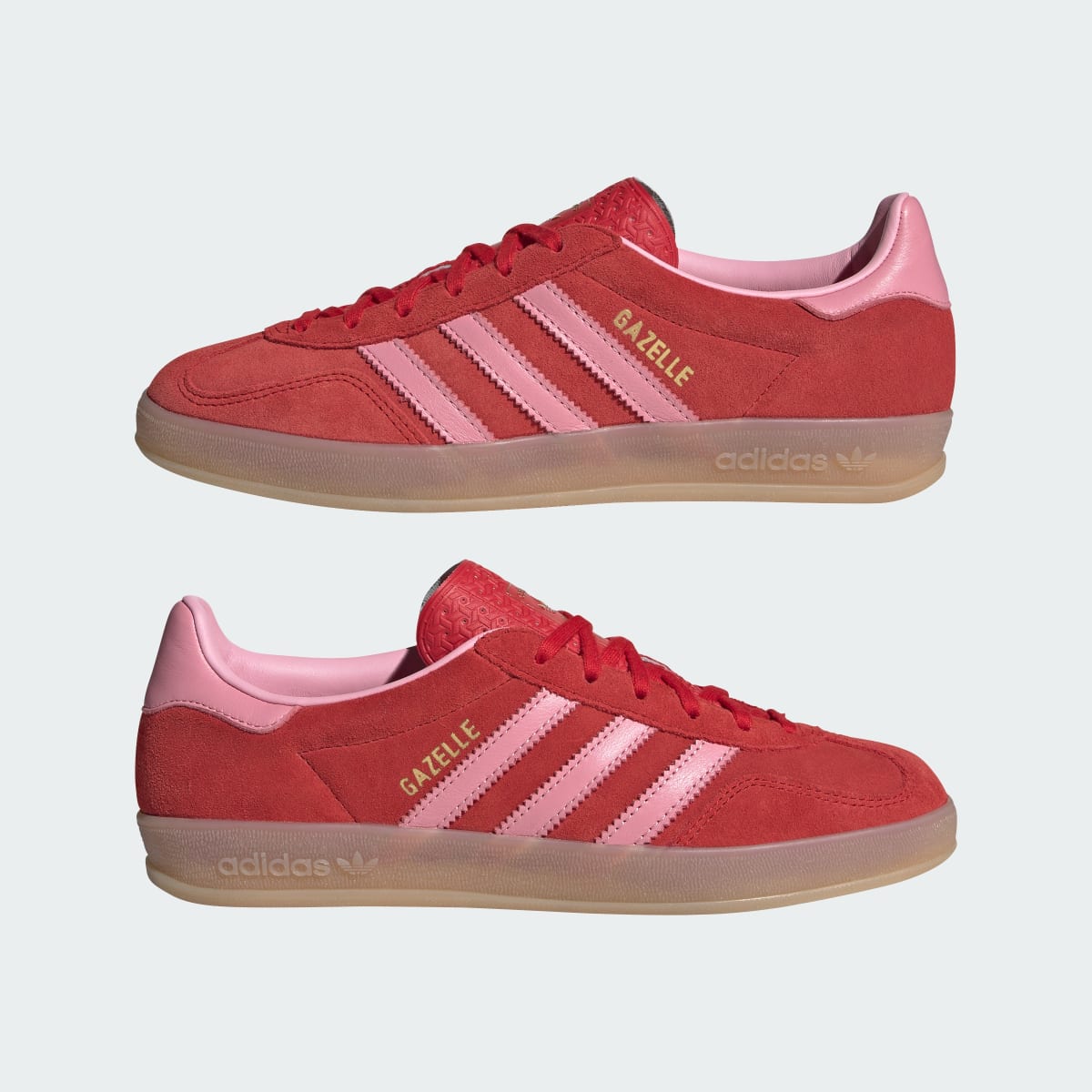 Tenis casuales para mujer color rojo y rosa - vista 8