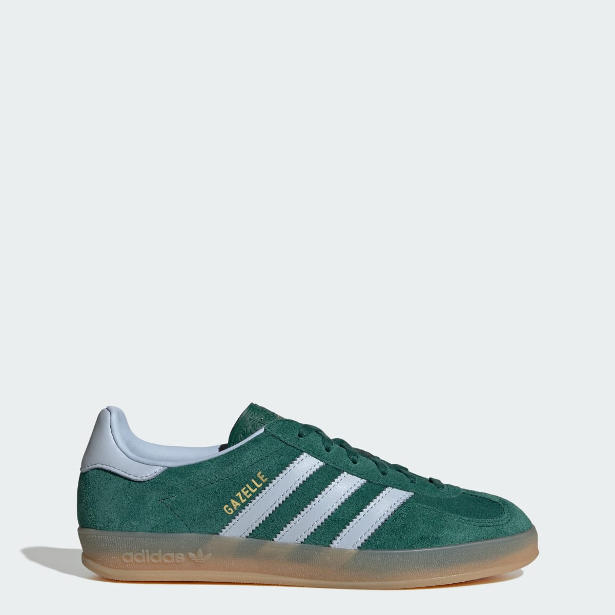 Tenis casuales para mujer color verde y goma - vista 1
