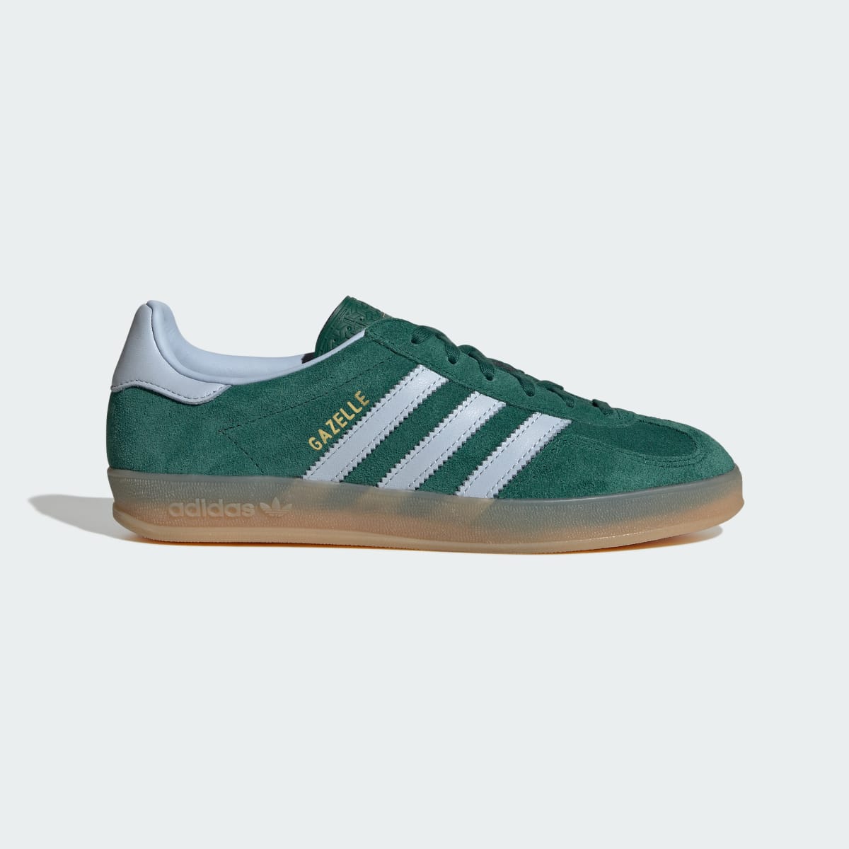 Tenis casuales para mujer color verde y goma - vista 2