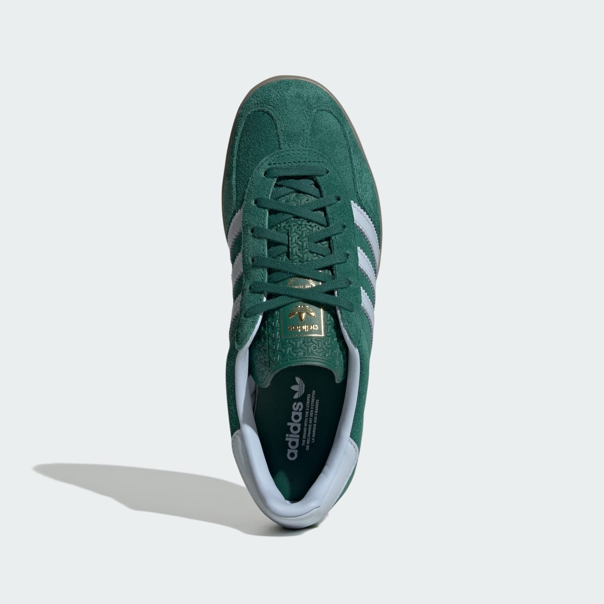 Tenis casuales para mujer color verde y goma - vista 3