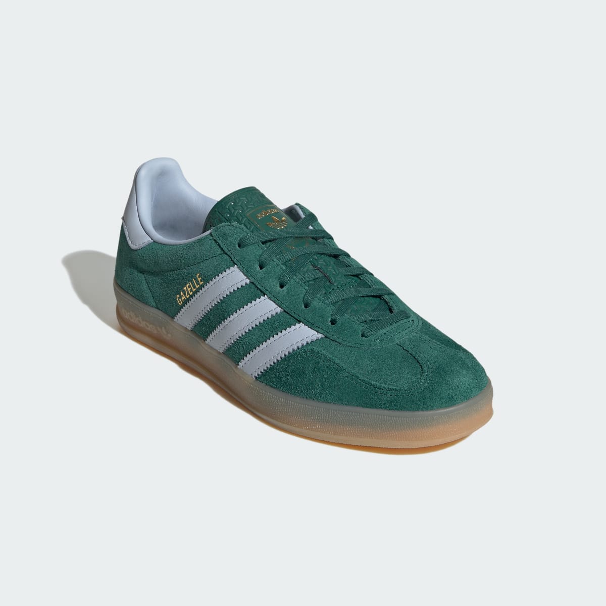 Tenis casuales para mujer color verde y goma - vista 5