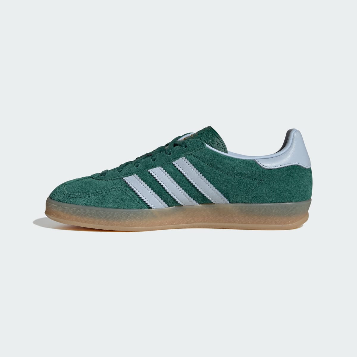 Tenis casuales para mujer color verde y goma - vista 7