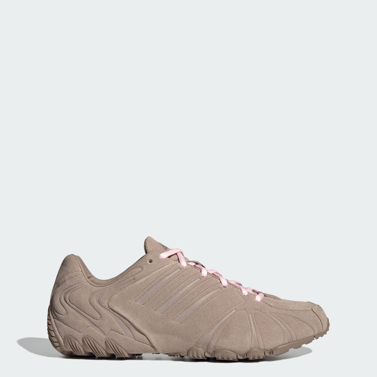 Tenis casuales para mujer color café y rosa - vista 1