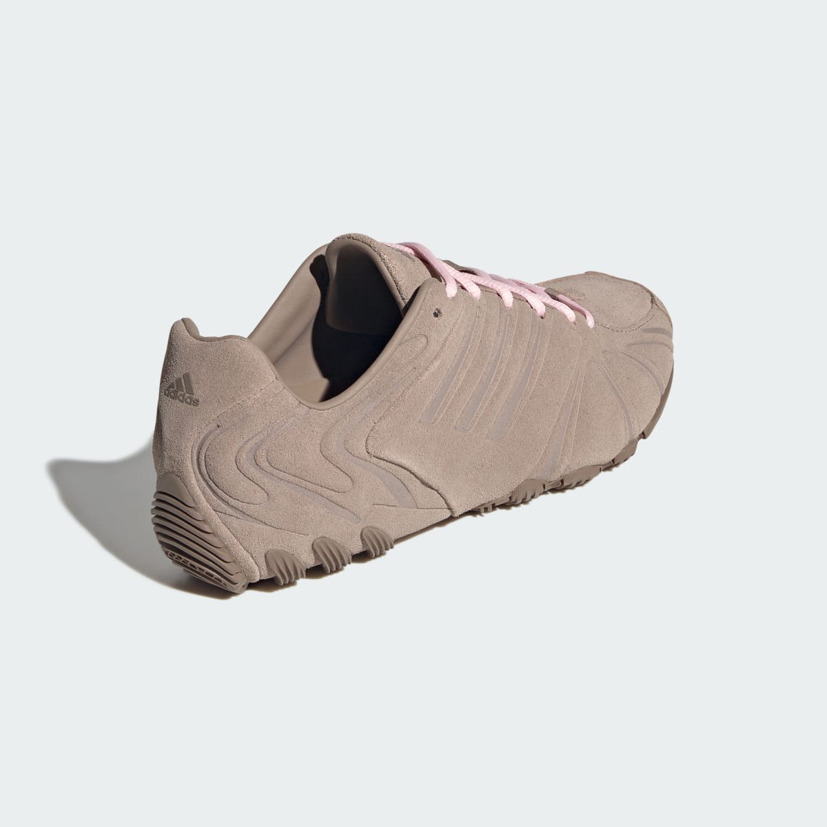 Tenis casuales para mujer color café y rosa - vista 6