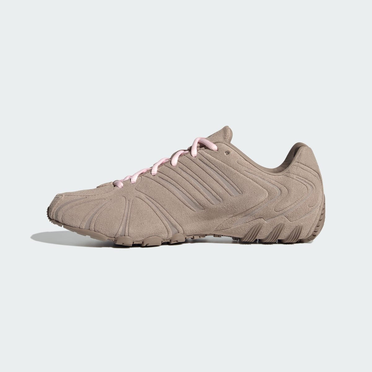 Tenis casuales para mujer color café y rosa - vista 7