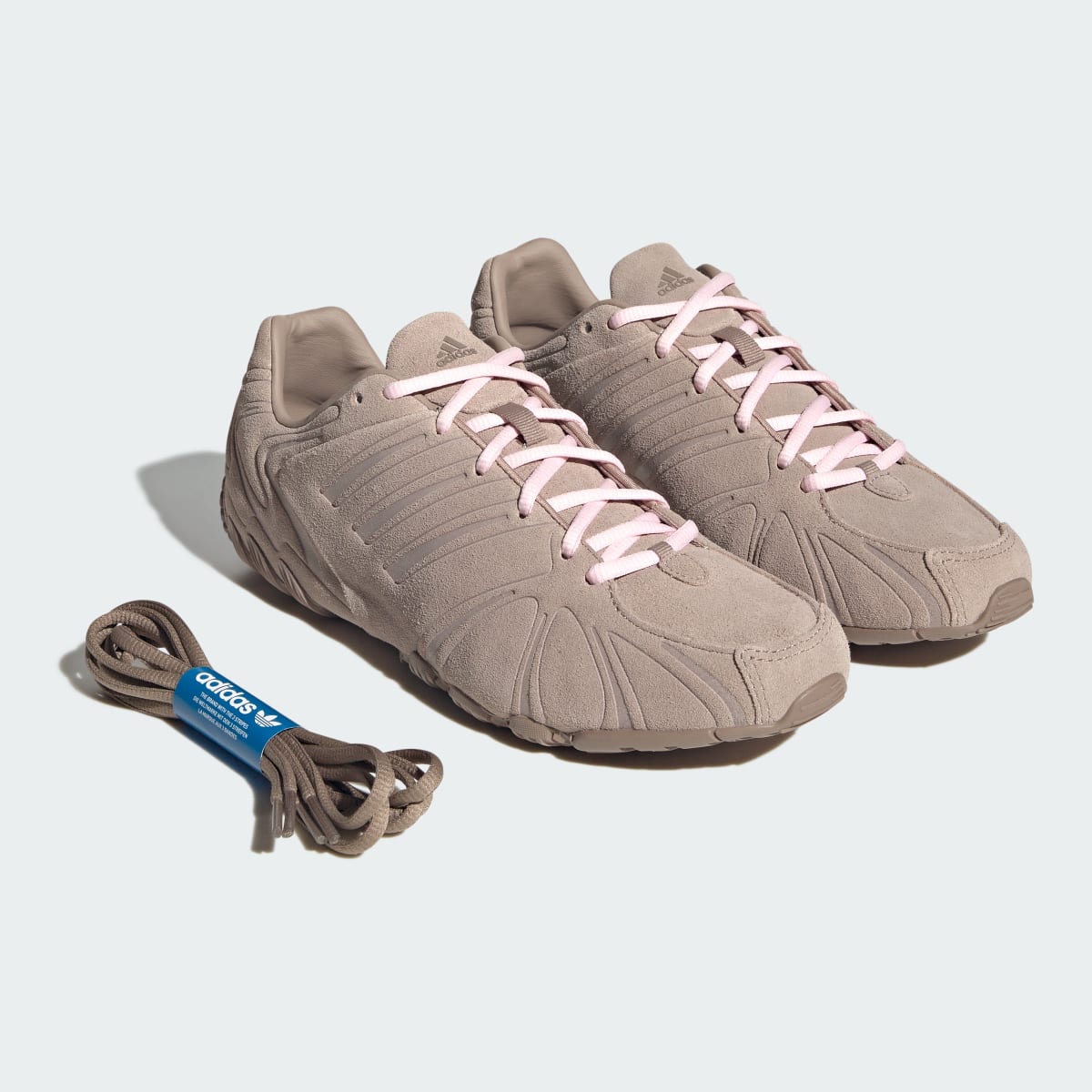 Tenis casuales para mujer color café y rosa - vista 8