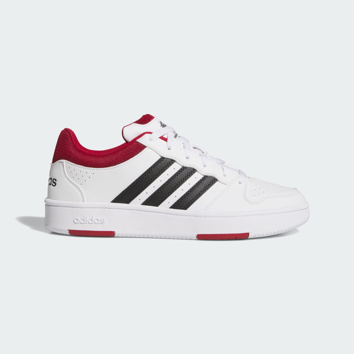 Tenis casuales para hombre color blanco y rojo - vista 2