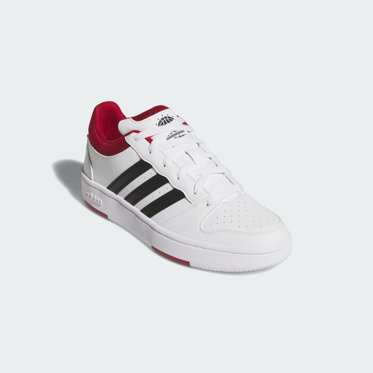 Tenis casuales para hombre color blanco y rojo - vista 5