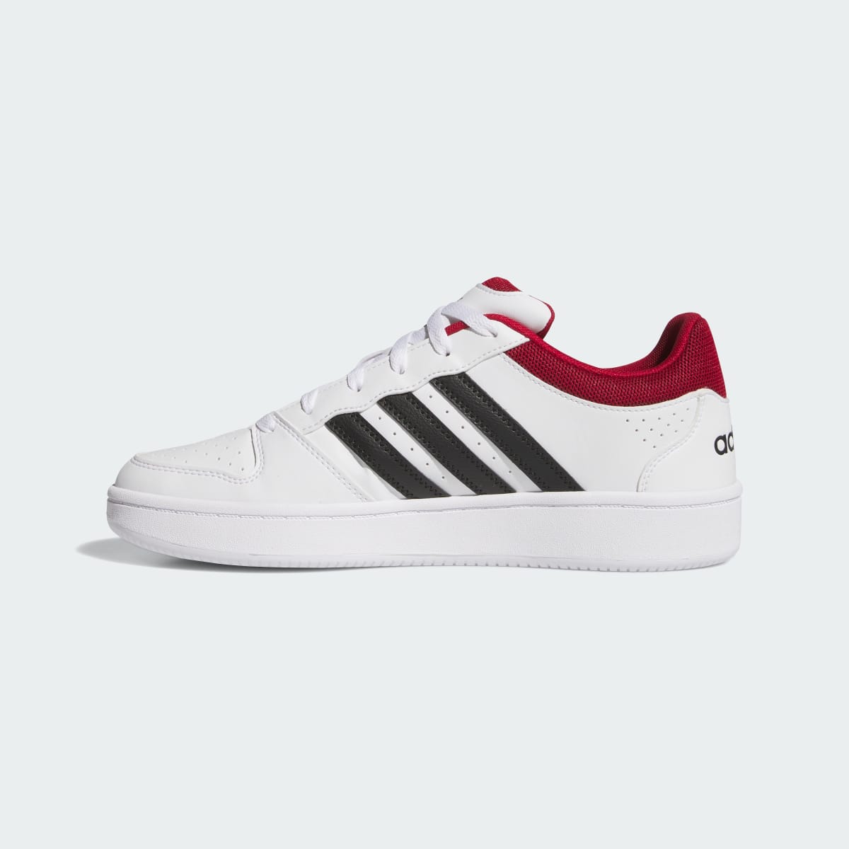 Tenis casuales para hombre color blanco y rojo - vista 7