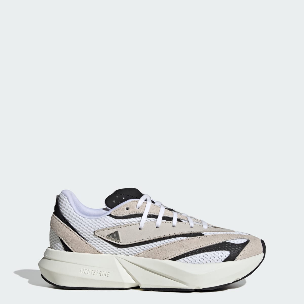 Tenis casuales para mujer color plateado y negro - vista 1