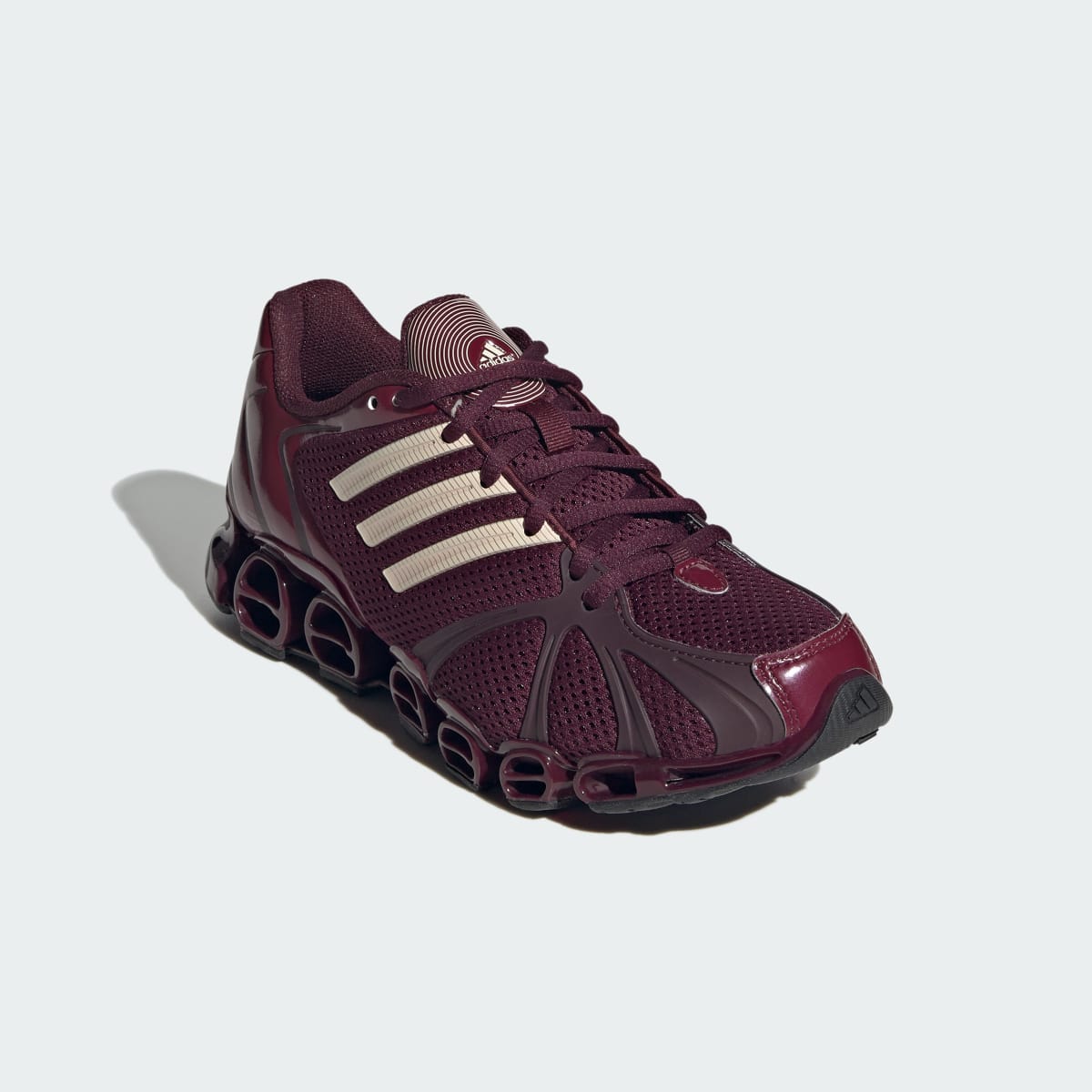Tenis casuales para mujer color granate y vainilla - vista 5