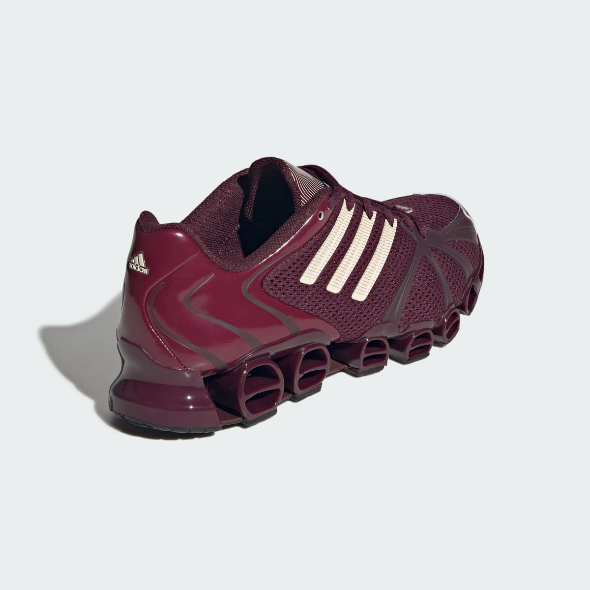Tenis casuales para mujer color granate y vainilla - vista 6