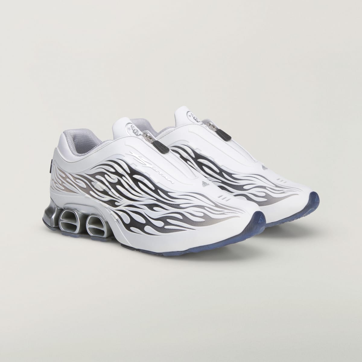 Tenis casuales unisex color blanco y negro - vista 5
