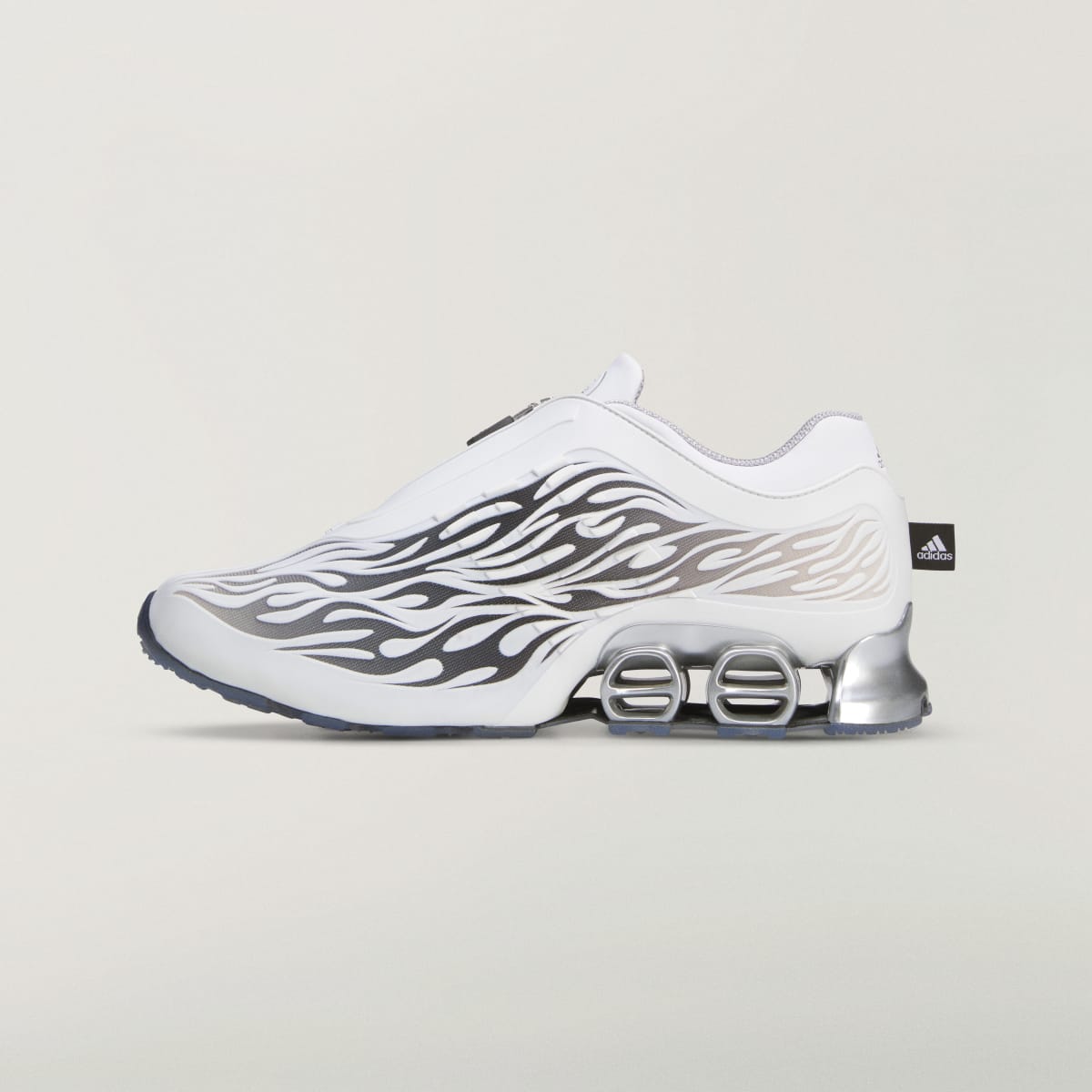 Tenis casuales unisex color blanco y negro - vista 7