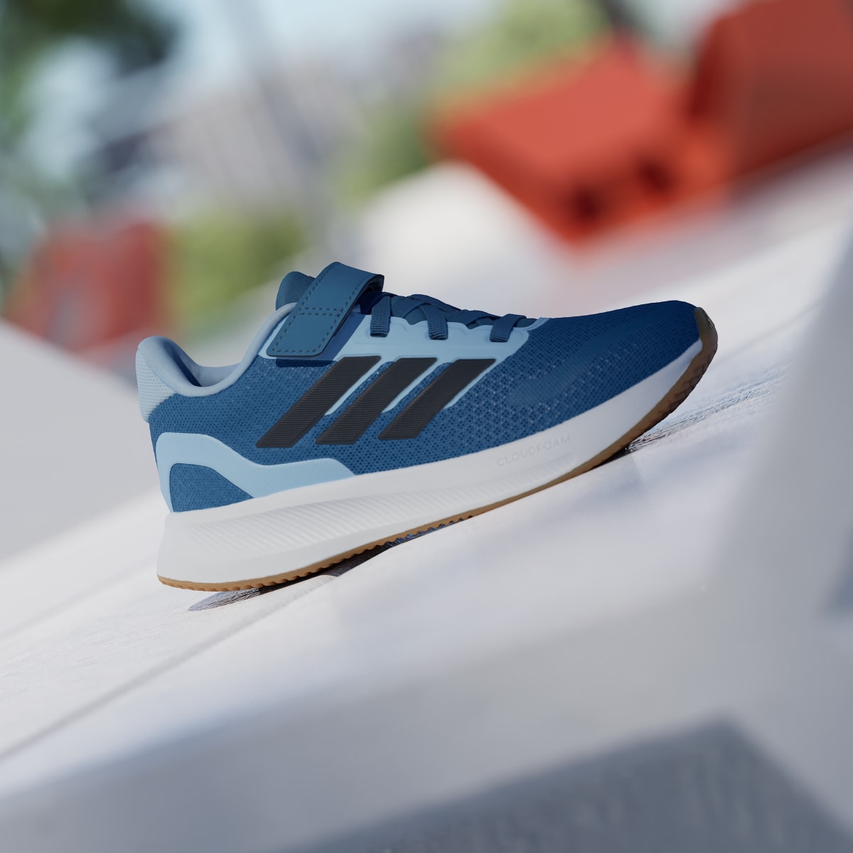 Tenis casuales para niños color azul - vista 2