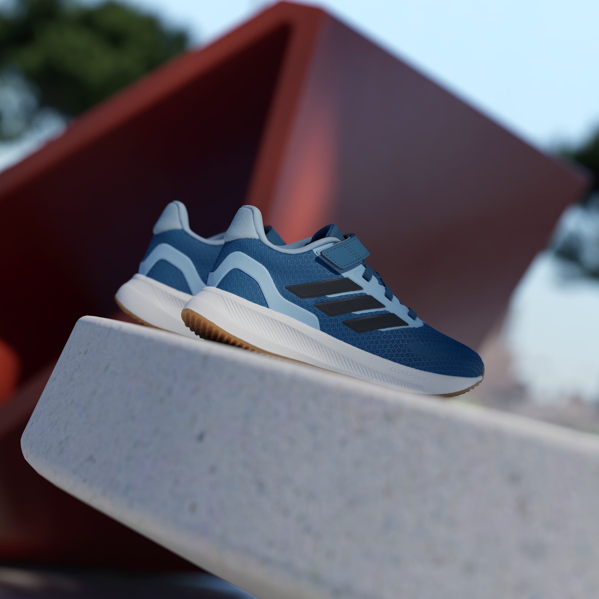 Tenis casuales para niños color azul - vista 5