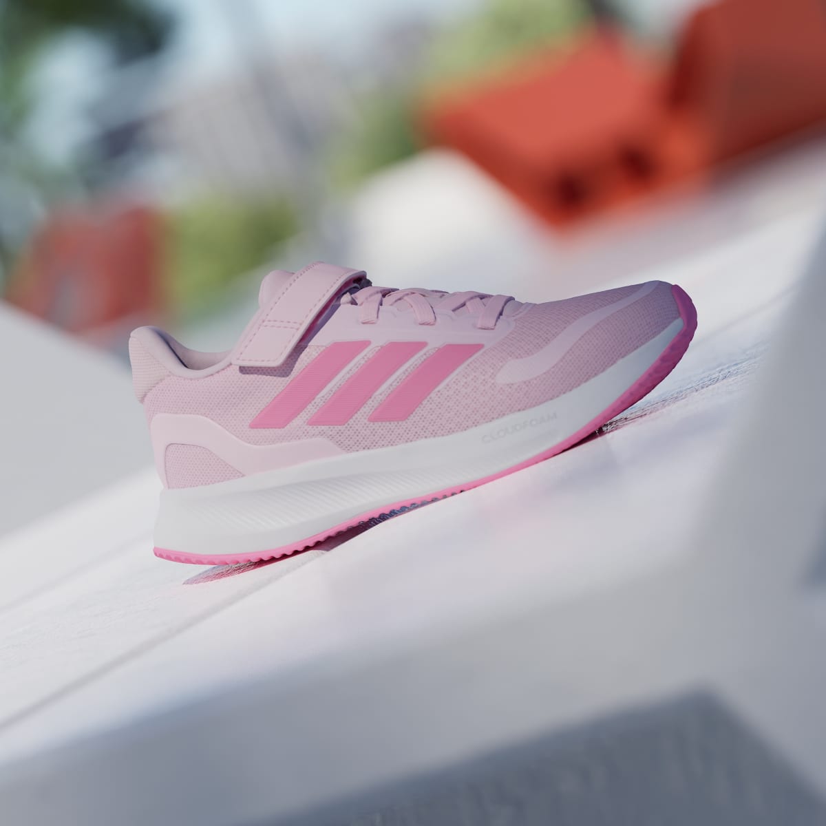Tenis casuales para niños color rosa - vista 2