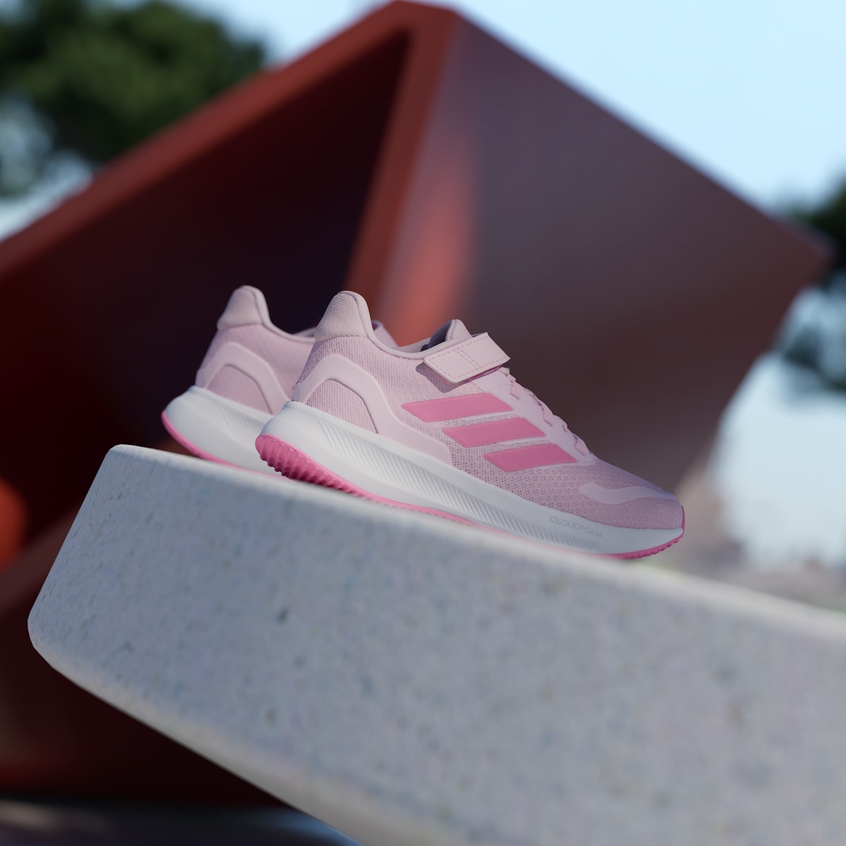 Tenis casuales para niños color rosa - vista 5