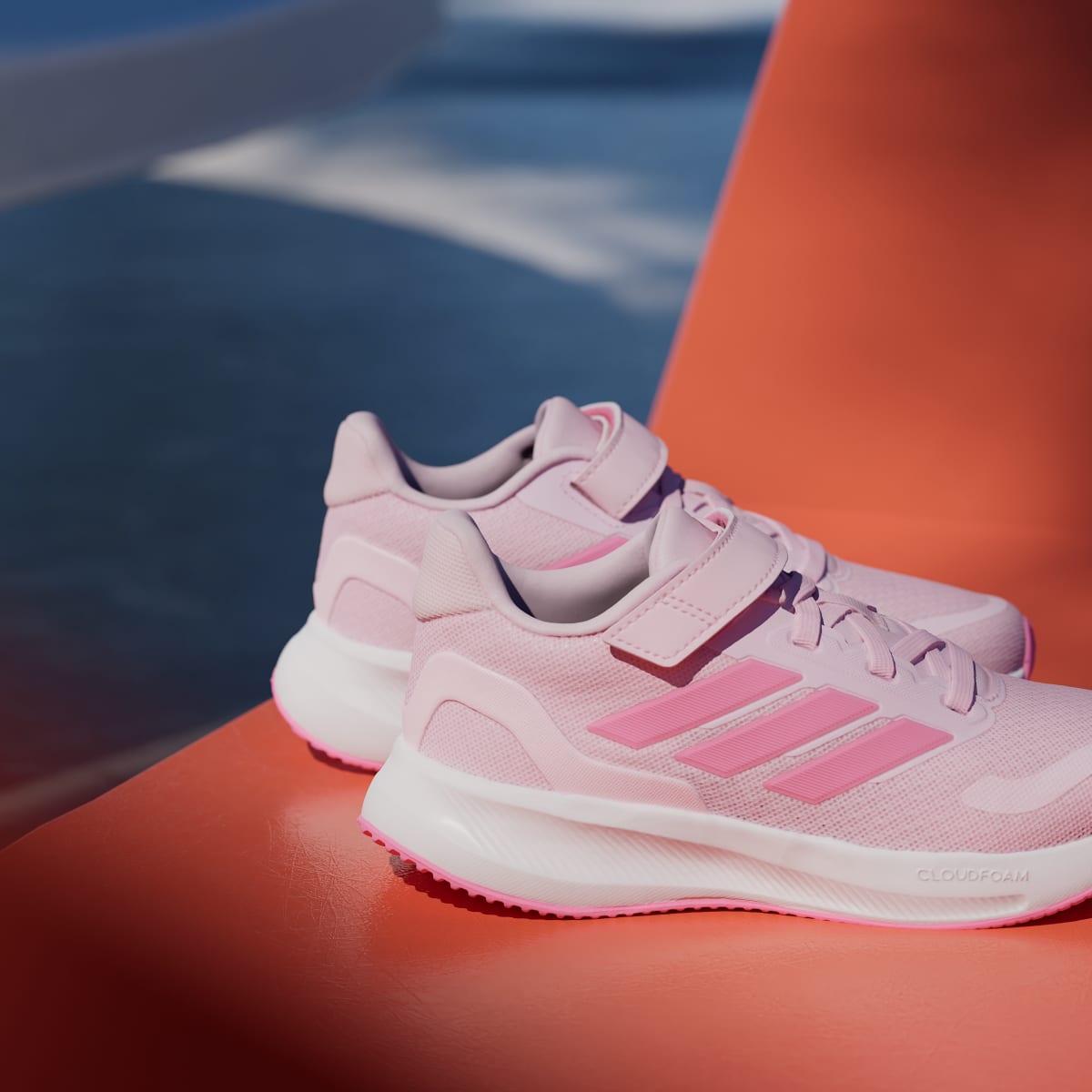 Tenis casuales para niños color rosa - vista 8