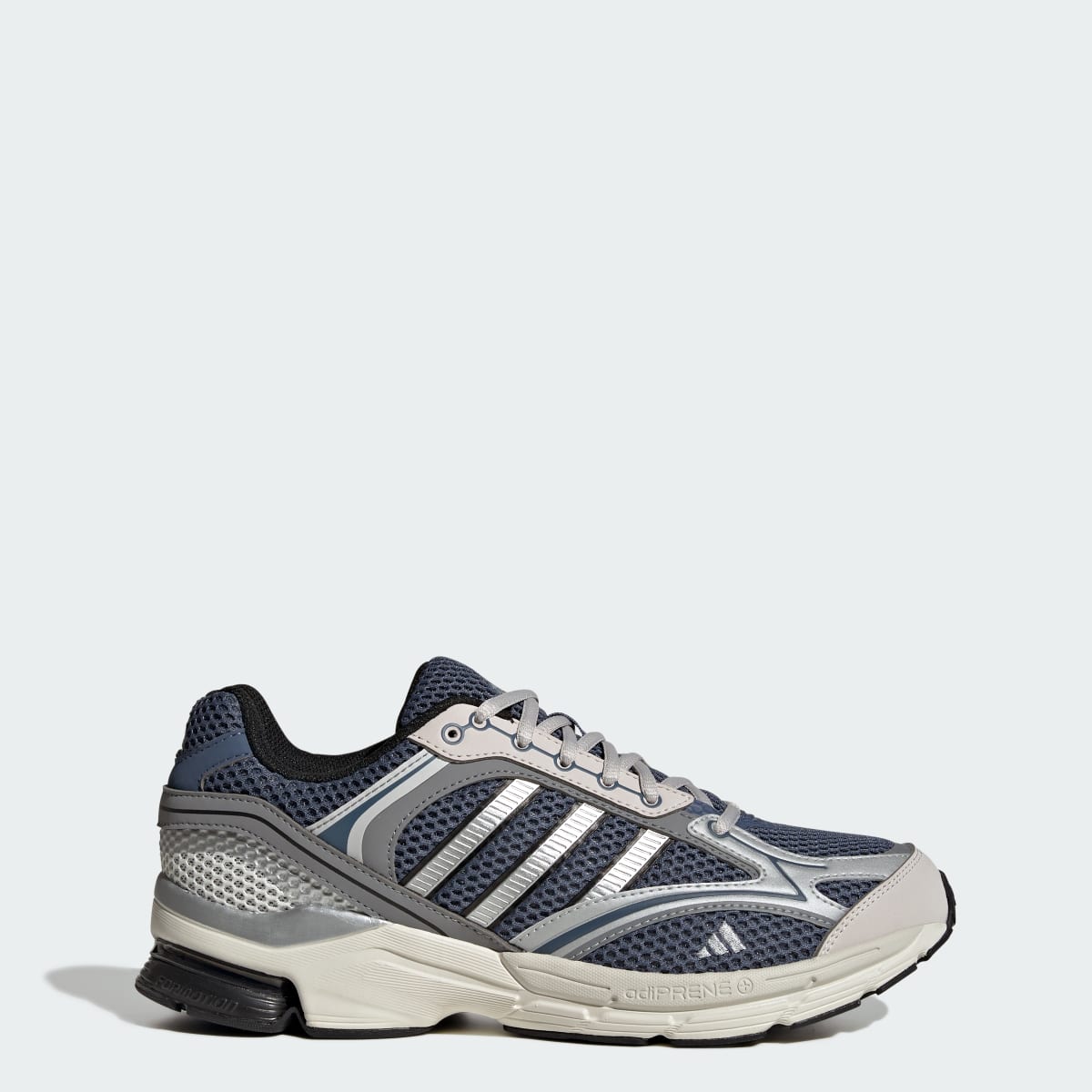 Tenis casuales unisex color plateado y blanco - vista 1