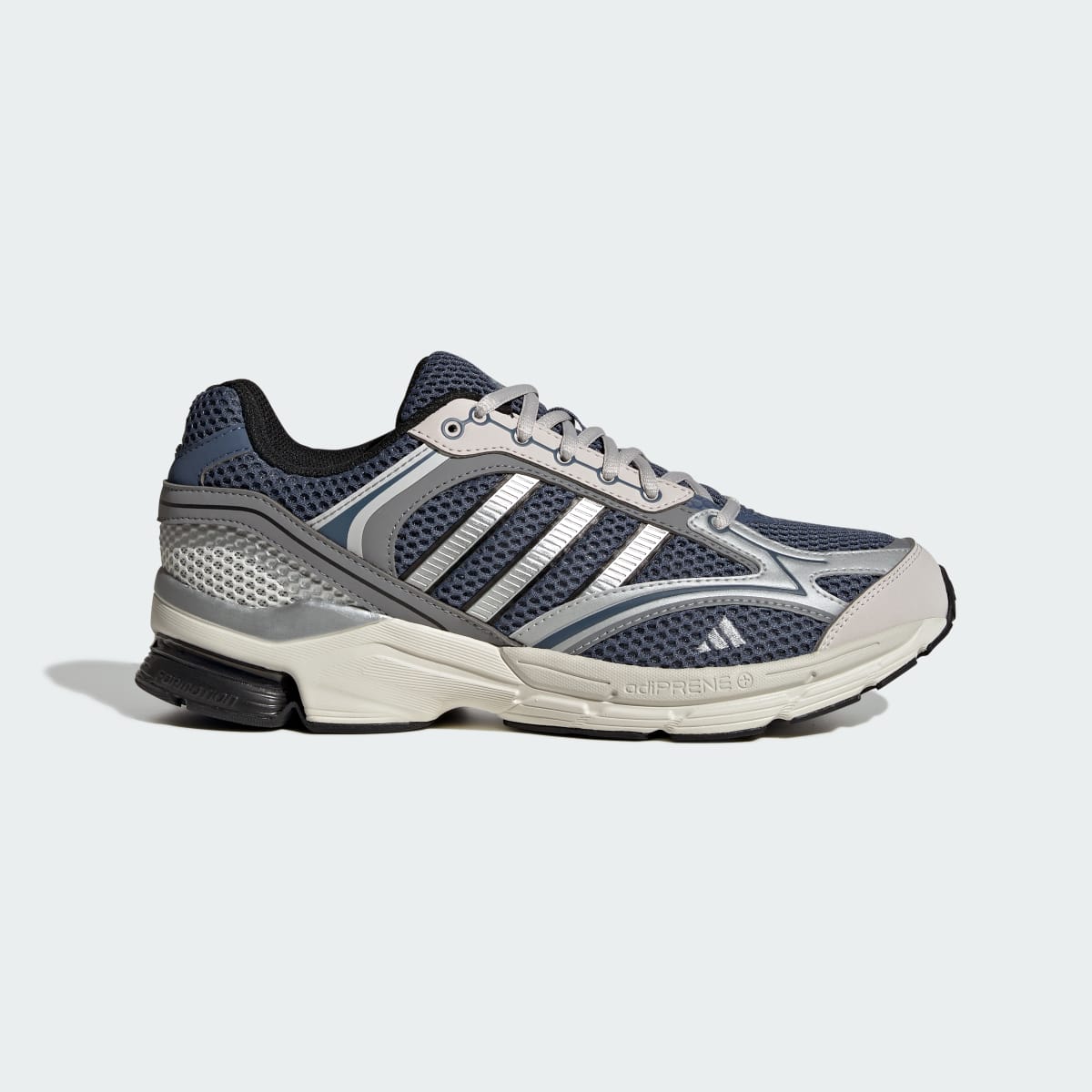 Tenis casuales unisex color plateado y blanco - vista 2