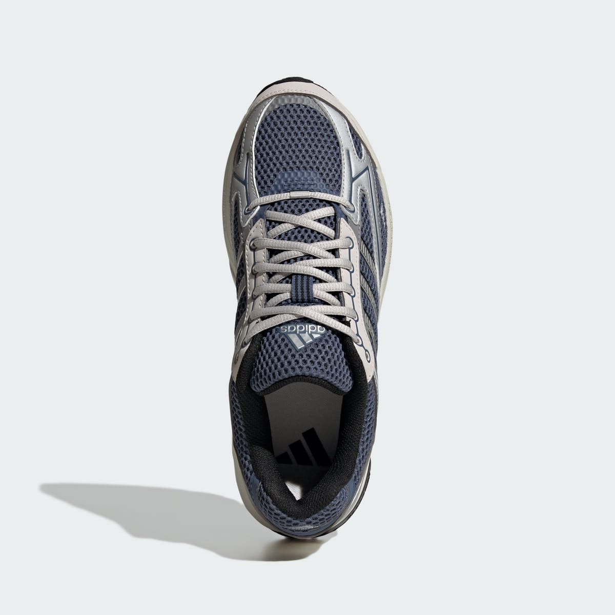 Tenis casuales unisex color plateado y blanco - vista 3