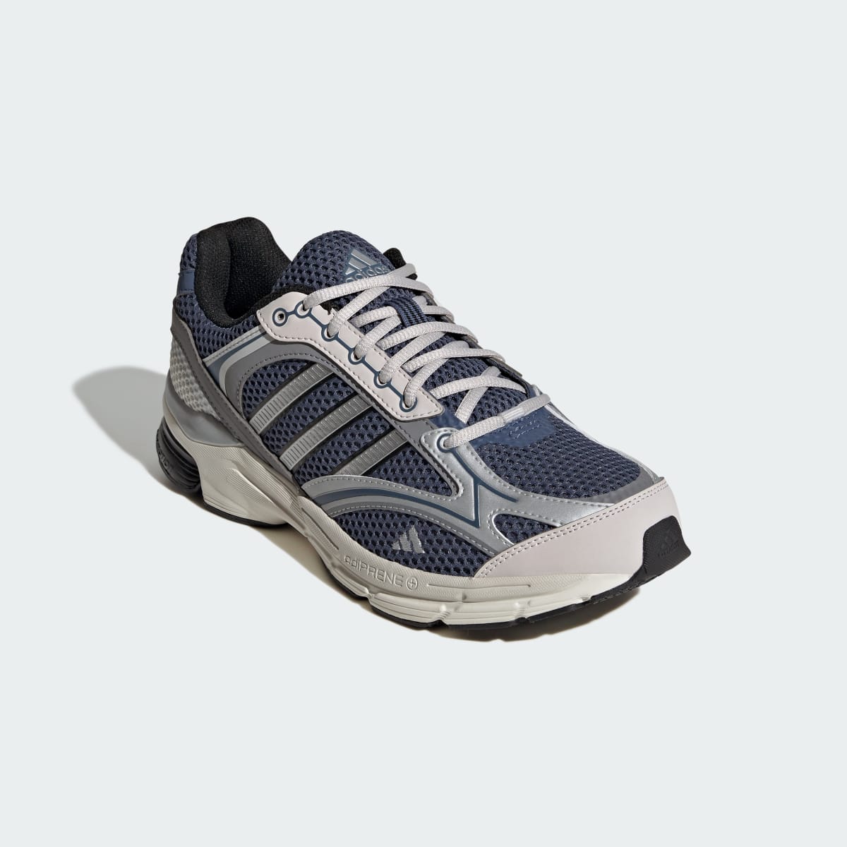Tenis casuales unisex color plateado y blanco - vista 5